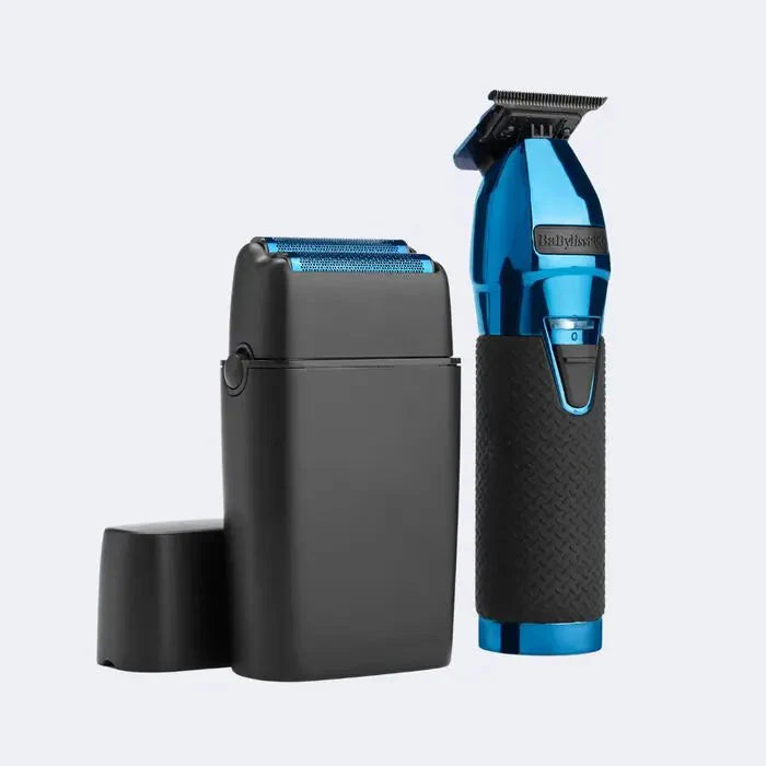 BaBylissPRO Lo-ProFX Blue Luxury Complete System – Limited Edition 3-Tool Professional Kit + Premium Accessories | Bundle King Exclusive