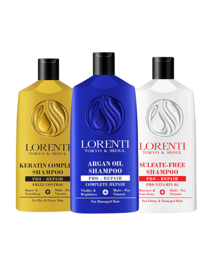 Lorenti Shampoo 630ml - Sulfate-Free, Keratin & Argan Infusion for Healthy Hair — image 1