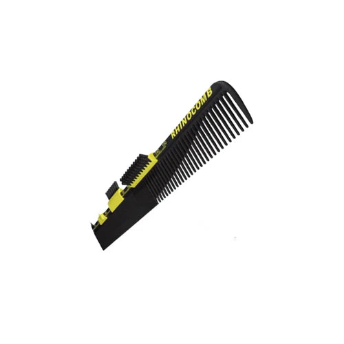 RhinoComb™ V2.0 Carbon Fiber Outlining Comb Kit by M1 Innovations – Precision Line-Up Comb with Enhancement & Utility Brushes