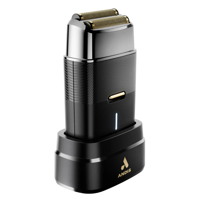 Andis ProFoil® Li Plus Titanium Foil Shaver — TS-3 | 9,000 SPM, Gold Titanium Foils, USB-C