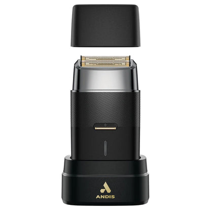 Andis ProFoil® Li Plus Titanium Foil Shaver — TS-3 | 9,000 SPM, Gold Titanium Foils, USB-C