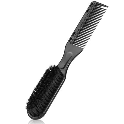 ProStyle 2‑in‑1 Barber Fade Comb & Brush – Dual-Sided Detailing Tool for Crisp Fades & Clean-Ups