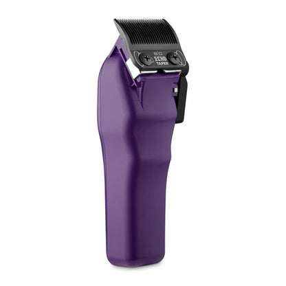 StyleCraft Reign EON Purple Cordless Clipper SC620P | 7200 RPM Brushless Motor, Black DLC Taper Blade, 3 Hour Runtime