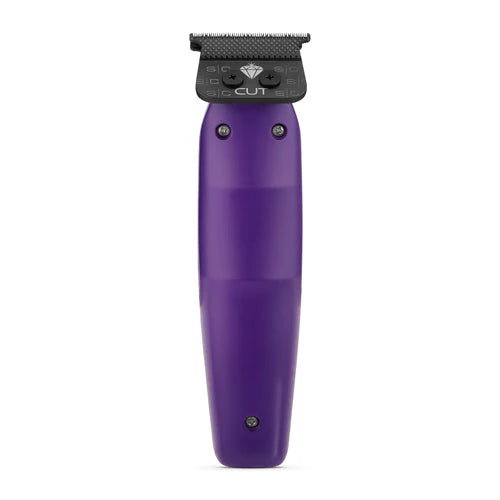 StyleCraft Reign EON Purple Cordless Trimmer SC422P | 7200 RPM Brushless Motor, Black Diamond Wide Blade, 3.5 Hour Runtime