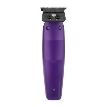 StyleCraft Reign EON Purple Cordless Trimmer SC422P | 7200 RPM Brushless Motor, Black Diamond Wide Blade, 3.5 Hour Runtime