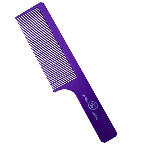 Rolda 9" Carbon-Fiber Flat Top Comb – Heat-Resistant, Anti-Static, Pro Barber Tool