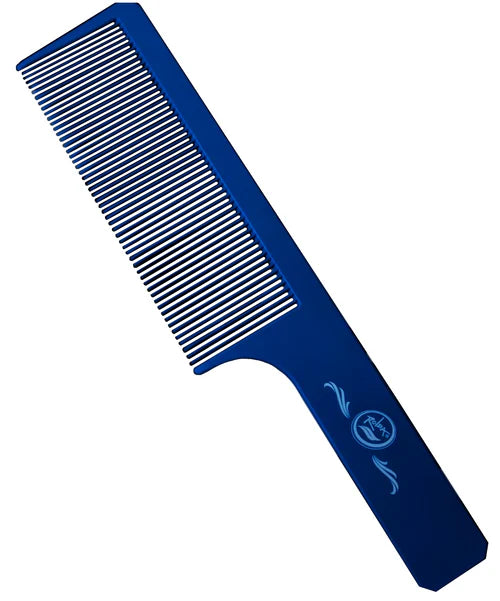 Rolda 9" Carbon-Fiber Flat Top Comb – Heat-Resistant, Anti-Static, Pro Barber Tool