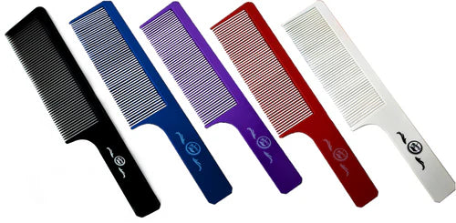 Rolda 9" Carbon-Fiber Flat Top Comb – Heat-Resistant, Anti-Static, Pro Barber Tool