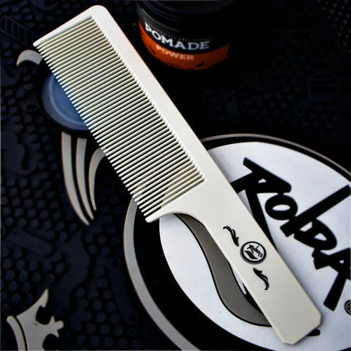 Rolda™ Carbon Fiber Barber Comb Kit – 3 Piece Premium Set (Flat Top, Cutting & Styling Combs) – Heat Resistant, Anti-Static, Ultra Durable