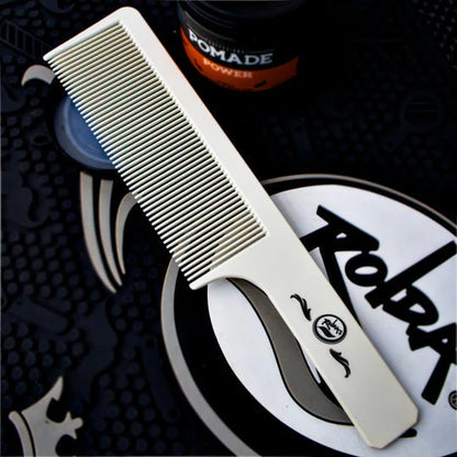 Rolda™ Carbon Fiber Barber Comb Kit – 3 Piece Premium Set (Flat Top, Cutting & Styling Combs) – Heat Resistant, Anti-Static, Ultra Durable