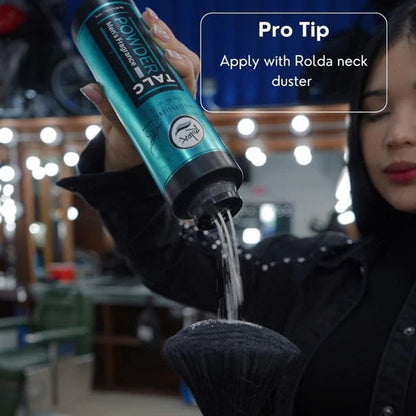 Rolda™ Professional Barber Talc Powder – Fresh Finishing Powder (250g/8.33oz)