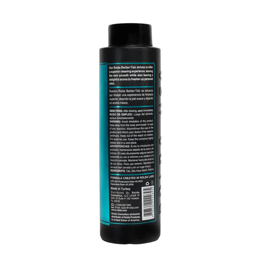Rolda™ Professional Barber Talc Powder – Fresh Finishing Powder (250g/8.33oz)