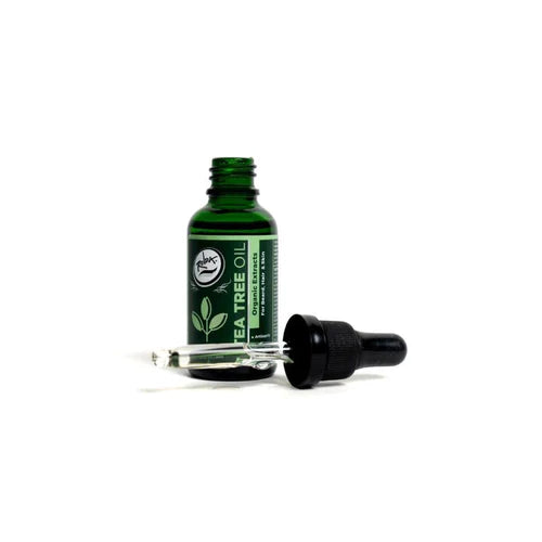Rolda™ Tea Tree Beard Oil – Hydrating & Growth Formula for Sensitive Skin (1 oz / 30ml)