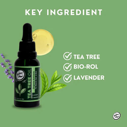 Rolda™ Tea Tree Beard Oil – Hydrating & Growth Formula for Sensitive Skin (1 oz / 30ml)