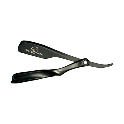 Rolda™ Stainless Steel Straight Edge Razor Holder – Black, Silver, Gold, Rose Gold (Professional Barber Razor)