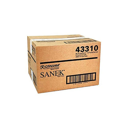 Graham Beauty Sanek Neck Strips Self-Dispensing Box combo (720 strips) (1 case- 2880)