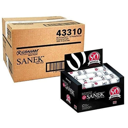 Graham Beauty Sanek Neck Strips Self-Dispensing Box combo (720 strips) (1 case- 2880)