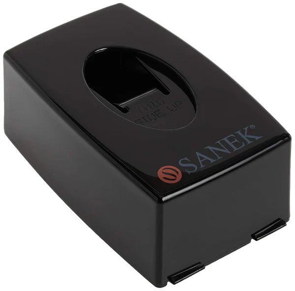Sanek Neck Strip Dispenser Black – Professional Barber Neck Strip Holder for Clean, Fast Dispensing