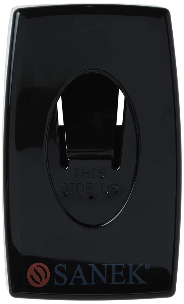 Sanek Neck Strip Dispenser Black – Professional Barber Neck Strip Holder for Clean, Fast Dispensing