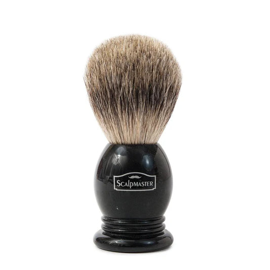 Scalpmaster™ Badger Bristle Shaving Brush – Premium Natural Bristles for Rich Lather & Close Shaves