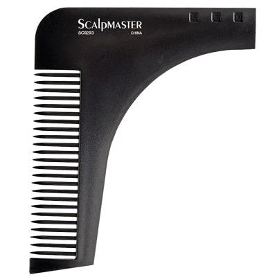 Scalpmaster Beard Styling Tool  – Beard Shaping Guide for Neckline, Cheek Line, Jawline & Goatee