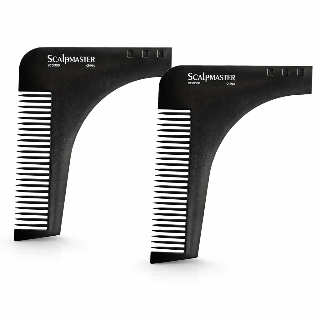 Scalpmaster Beard Styling Tool  – Beard Shaping Guide for Neckline, Cheek Line, Jawline & Goatee