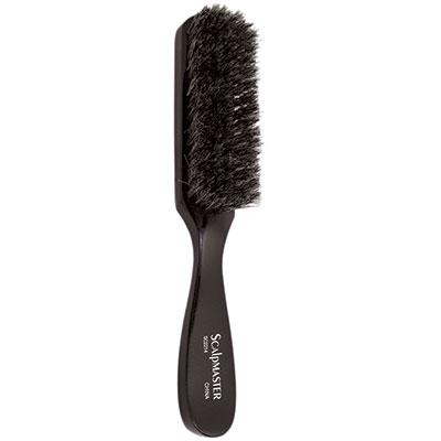 Scalpmaster™ 7-Row Styling Brush – 100% Natural Boar Bristle with Black Wood Handle (8.5")
