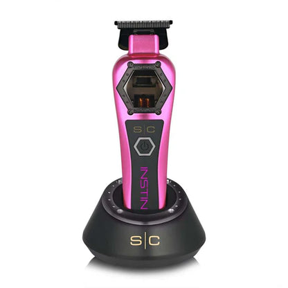 StyleCraft Instinct™ Metal Edition Vector Motor trimmer – 11,500 SPM, Black Diamond DLC Blades, Zero-Gap, 4Hr Cordless Runtime SC410M
