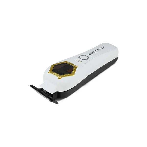 StyleCraft Instinct™ Metal Edition Vector Motor trimmer – 11,500 SPM, Black Diamond DLC Blades, Zero-Gap, 4Hr Cordless Runtime SC410M