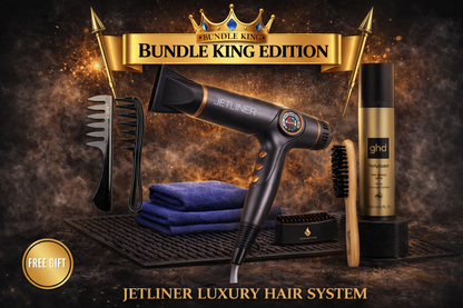 StyleCraft JetLiner Luxury Hair System – Bundle King Grand Opening Edition | Professional Hair Dryer + Heat Protection + Styling Tools
