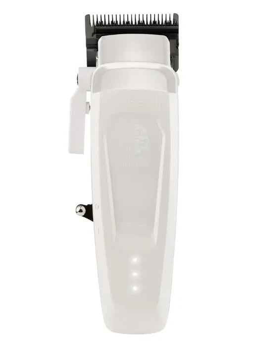 StyleCraft Saber White Professional Duo – Limited Edition White Clipper & Trimmer + Complete Maintenance Kit | 2 FREE Gifts + FREE Shipping | Bundle King Edition