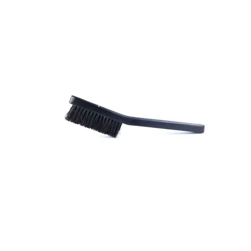 StyleCraft No Knuckles Curved Fade Brush – Large, Natural Equine Bristles, Pro Barber Tool