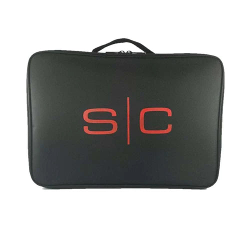 StyleCraft® On-The-Go Barber & Stylist Tool Case with Mirror — Mobile Professional Travel Station (SC328B)