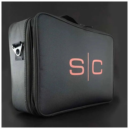 StyleCraft® On-The-Go Barber & Stylist Tool Case with Mirror — Mobile Professional Travel Station (SC328B)