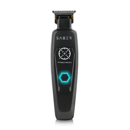StyleCraft™ Precision Saber Cordless Digital Brushless Trimmer — Gold Titanium X-Pro Blade, 4-Hr Runtime, Zero-Gap Metal Skeleton Body
