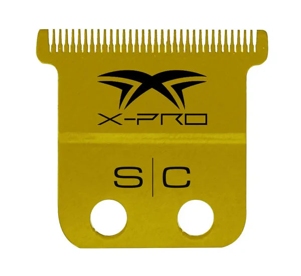 StyleCraft™ Precision Saber Cordless Digital Brushless Trimmer — Gold Titanium X-Pro Blade, 4-Hr Runtime, Zero-Gap Metal Skeleton Body