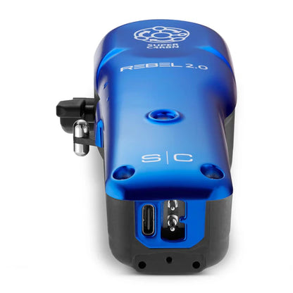 StyleCraft Rebel 2.0 Cordless Clipper – Super C4RBN Motor, DLC Echo Blade (SC601M)