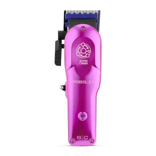 StyleCraft Rebel 2.0 Cordless Clipper – Super C4RBN Motor, DLC Echo Blade (SC601M)
