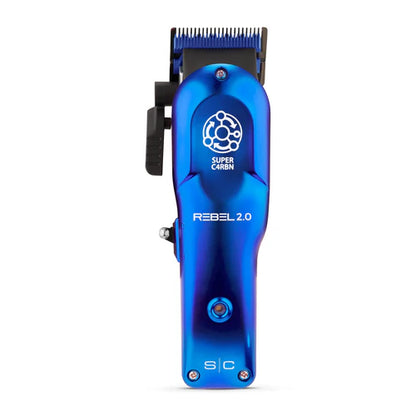 StyleCraft Rebel 2.0 Cordless Clipper – Super C4RBN Motor, DLC Echo Blade (SC601M)