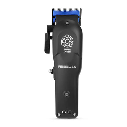 StyleCraft Rebel 2.0 Cordless Clipper – Super C4RBN Motor, DLC Echo Blade (SC601M)