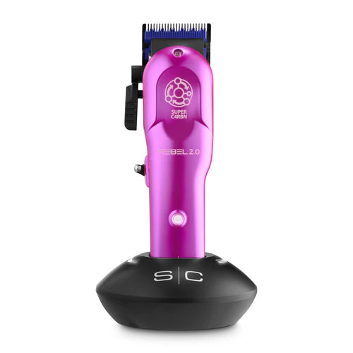 StyleCraft Rebel 2.0 Cordless Clipper – Super C4RBN Motor, DLC Echo Blade (SC601M)