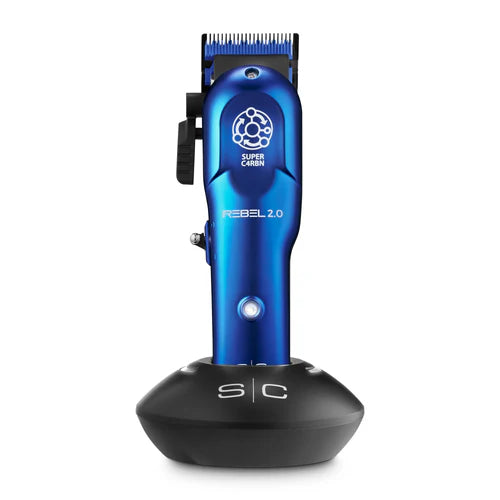 StyleCraft Rebel 2.0 Cordless Clipper – Super C4RBN Motor, DLC Echo Blade (SC601M)