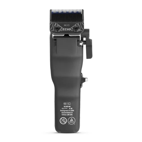 StyleCraft Rebel 2.0 Cordless Clipper – Super C4RBN Motor, DLC Echo Blade (SC601M)