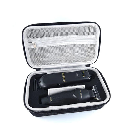 StyleCraft Rebel Clipper & Flex Trimmer Pro Set + Travel Case – Professional Barber Kit-SC-SC326B