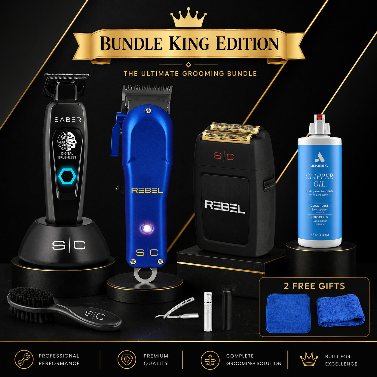 StyleCraft Rebel Professional Kit — Bundle King Edition