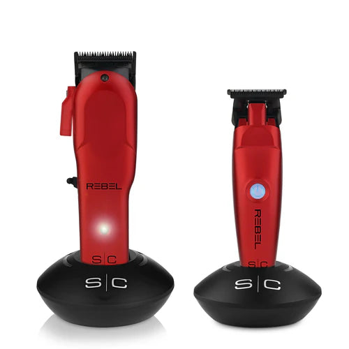 StyleCraft Rebel Red Super-Torque Clipper & Trimmer Combo – SC20