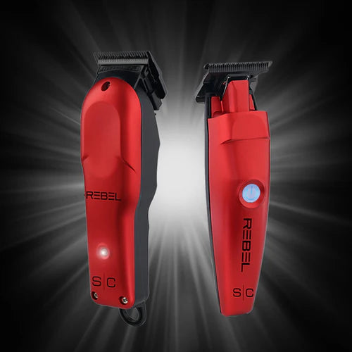 StyleCraft Rebel Red Super-Torque Clipper & Trimmer Combo – SC20 - ALL THINGS MEN