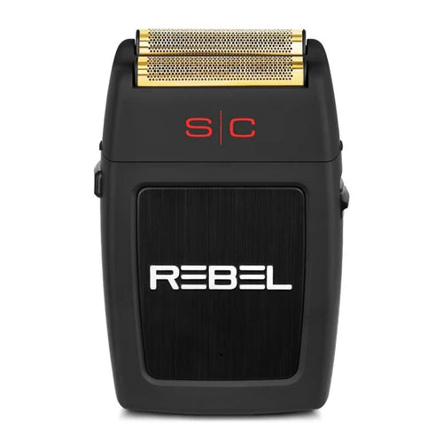 StyleCraft Rebel™ Super Torque Foil Shaver – 11,000 RPM Motor, Gold Titanium Foil, Cord/Cordless, Hypoallergenic, Lightweight (SC802B)
