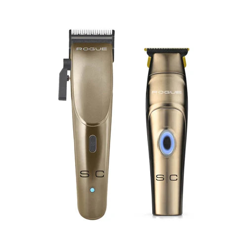 StyleCraft Rogue Clipper/Trimmer Combo Set- - Metallic Matte Gunmetal (SC201N)
