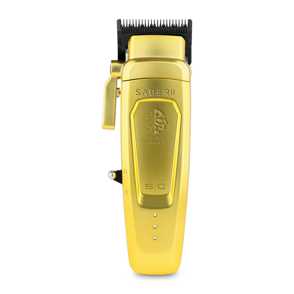 StyleCraft Saber 2.0™ Cordless Modular Clipper – High-Torque Digital Brushless (Gold/Black)- Gold (SC617M)- Black (SC617B)